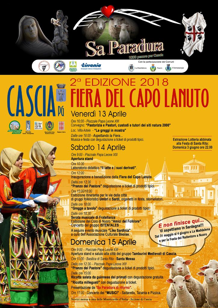 Fiera del Capo Lanuto di Cascia (Perugia, alta Valnerina, Umbria) 2018